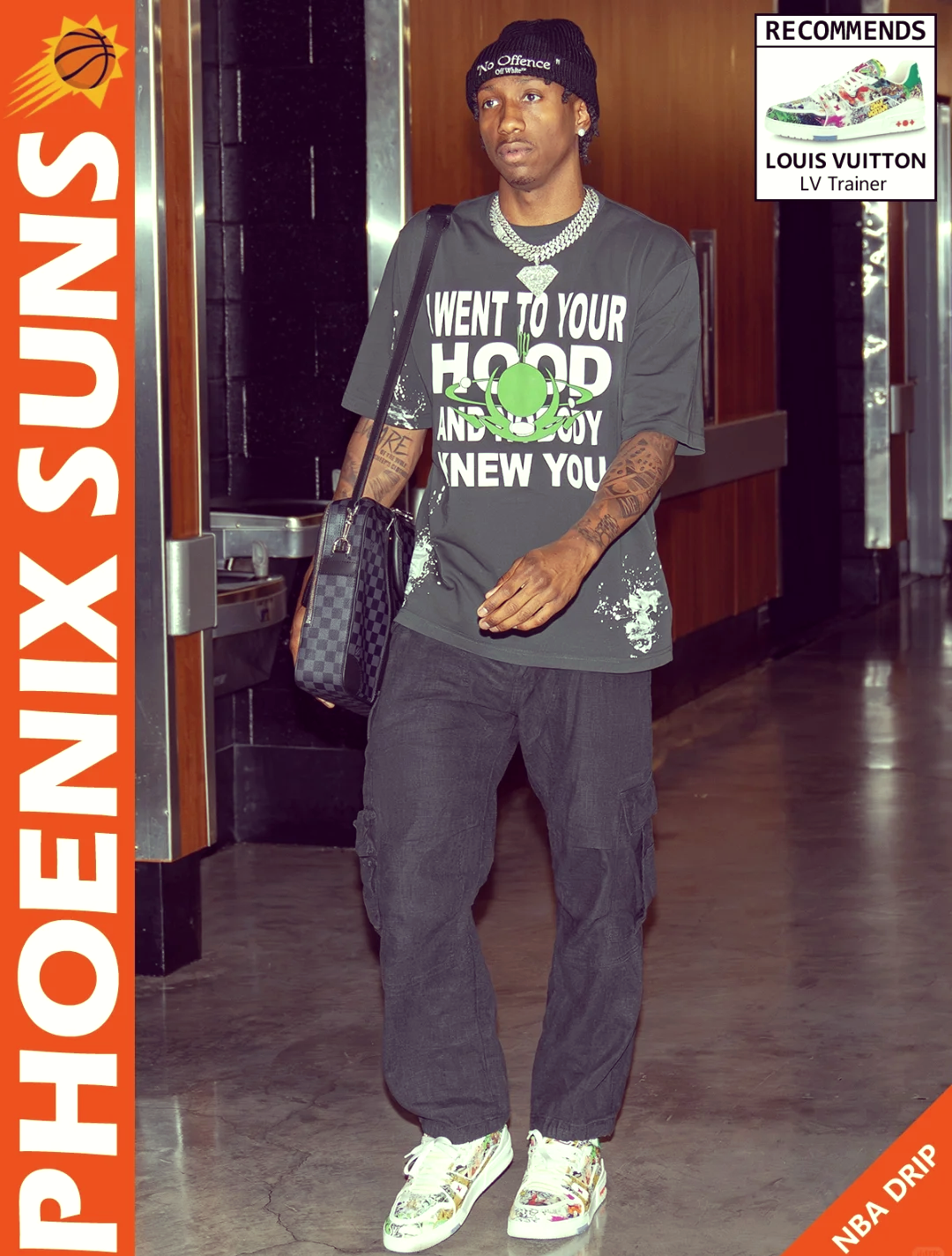 NBA比赛中球员们的时尚穿搭秀