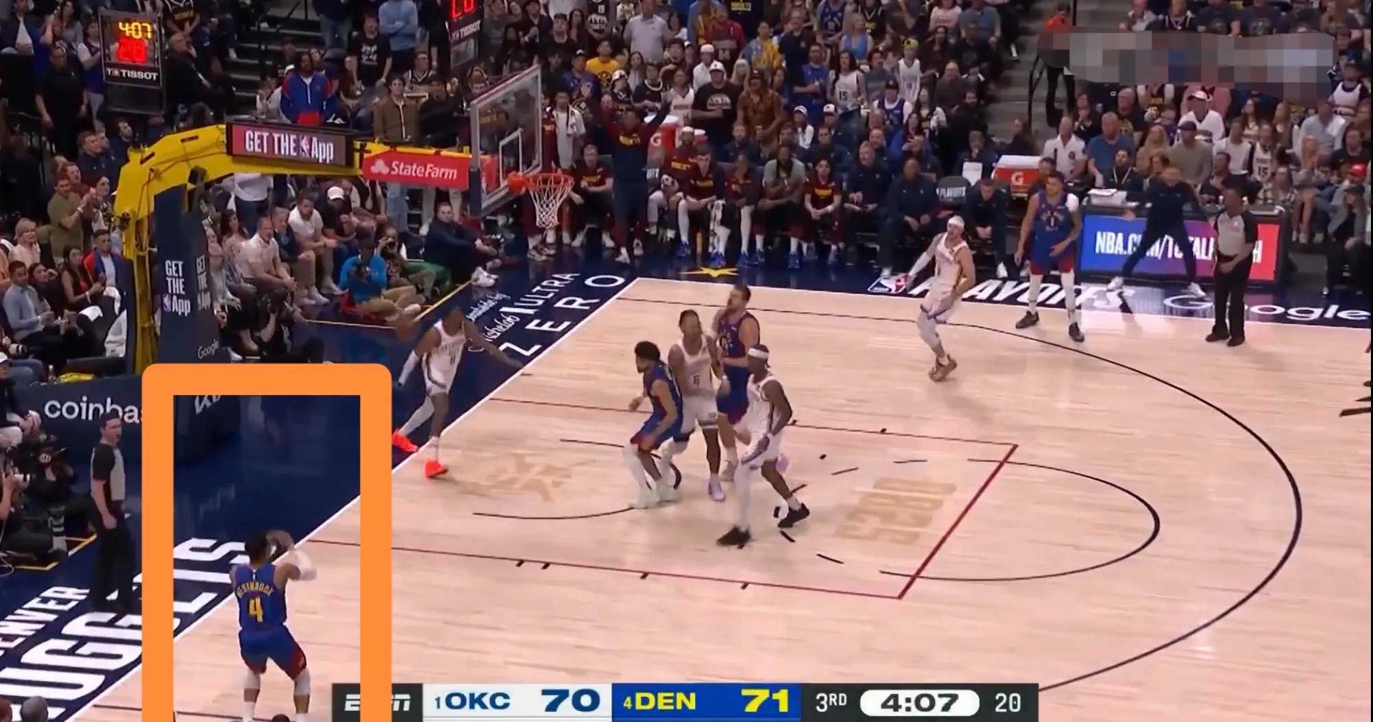 火箭击退掘金，维斯特布鲁克32分高光